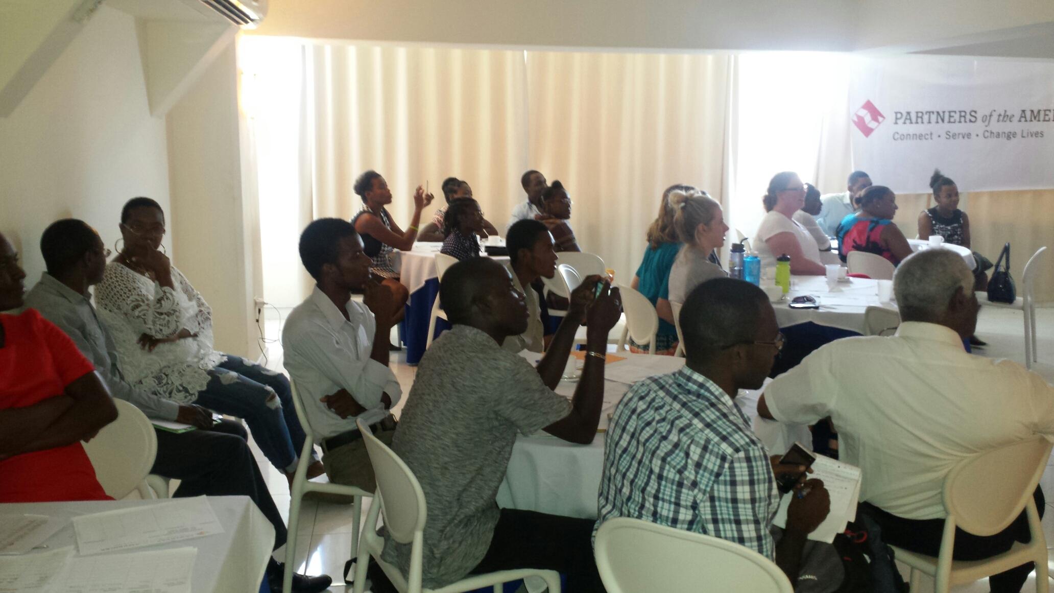 Attendees at first Haiti Sickle Cell Meetup